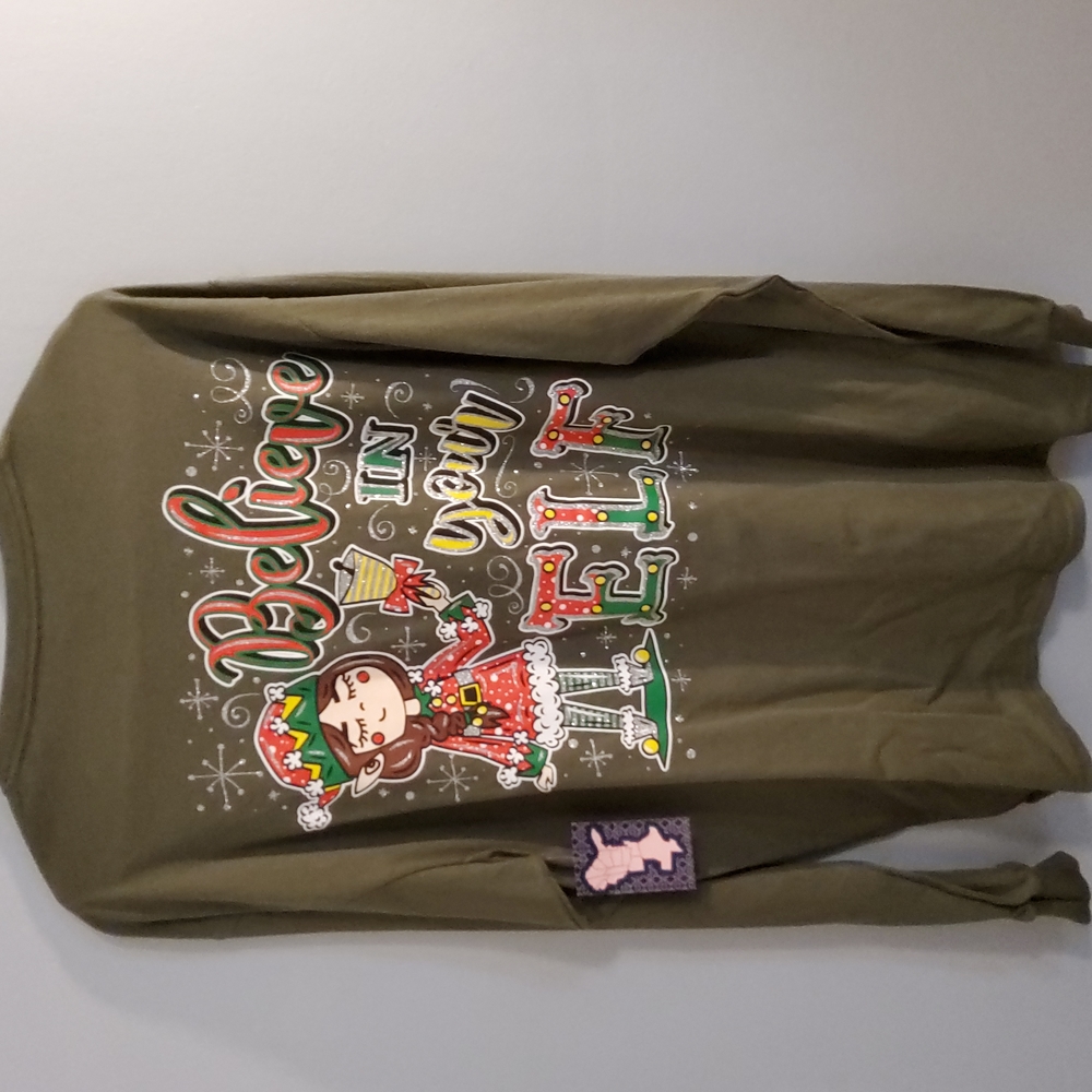 New long sleeve Christmas themed souther yall t shirt